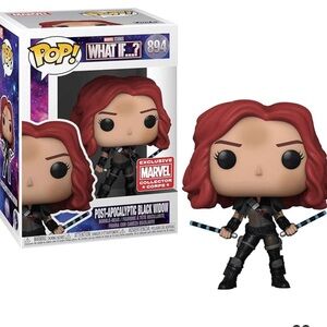 Funko Pop! Marvel Post-Apocalyptic Black Widow Collector Corps & Pin